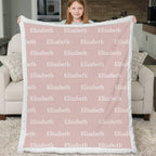Personalized Name Blanket – Custom Minky Throw for Boys and Girls