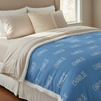 Personalized Name Blanket – Custom Minky Throw for Boys and Girls