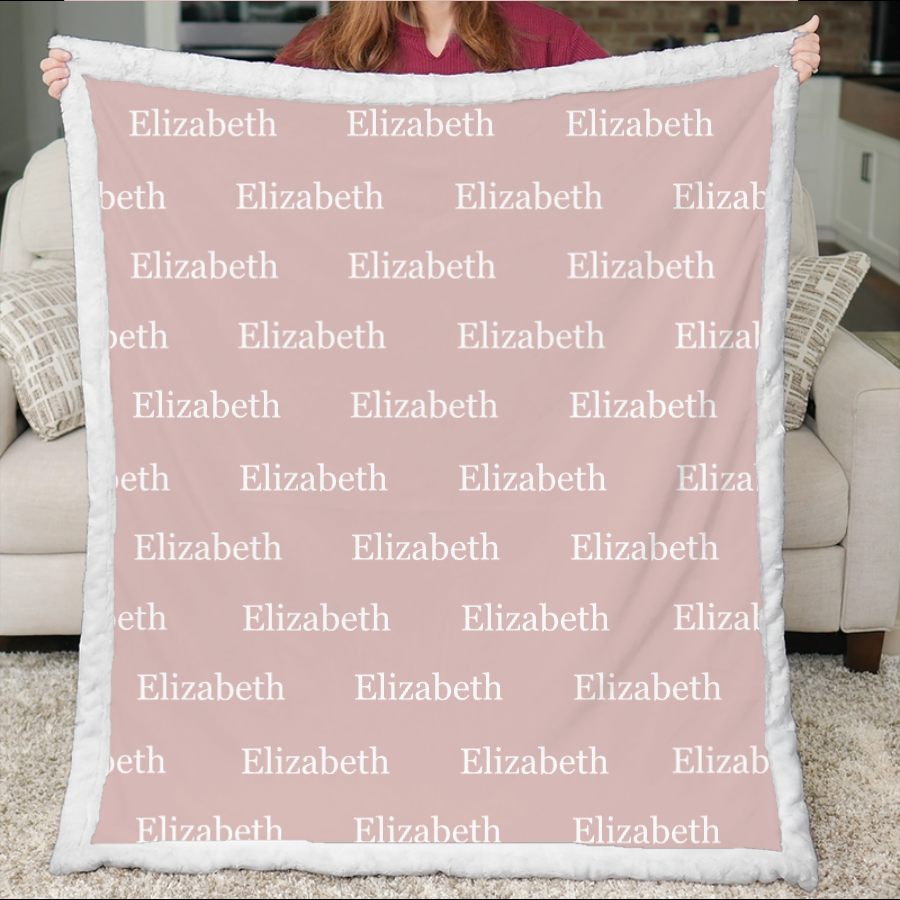 Personalized Name Blanket – Custom Minky Throw for Boys and Girls