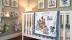 Dragon & Castle Personalized Baby Blanket – Nursery Keepsake