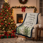 Personalized Retirement Blanket – Forest Theme Soft Minky Throw